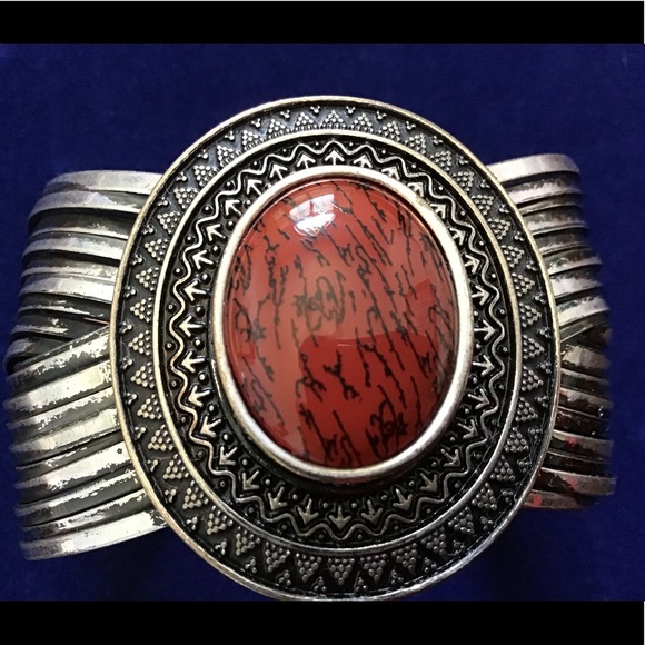 Premier Designs Red Spice Cuff Bracelet - Picture 2 of 5